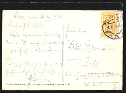 AK Wien-Hietzing, Panorama von Hietzing-Breitensee