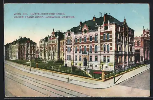 AK Wien, Kaiser Franz Josef-Landwehr-Kaserne, Hütteldorferstrasse