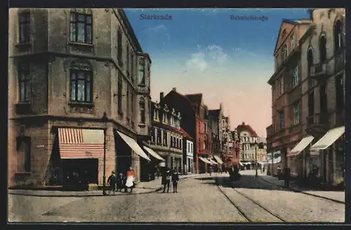 AK Sterkrade, Blick in die Bahnhofstrasse