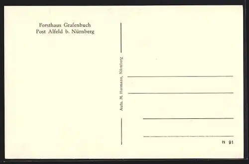 AK Alfeld, Forsthaus Grafenbuch