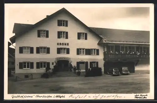 AK Oberstaufen i. Allgäu, Gasthof Krone