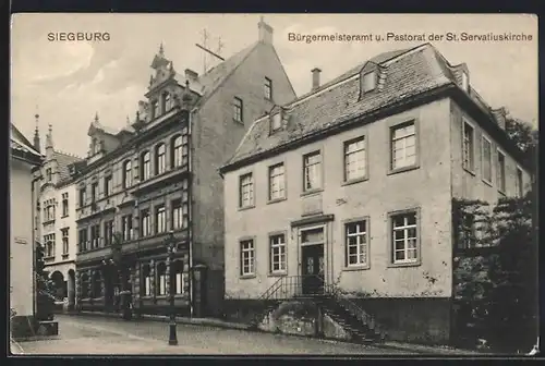 AK Siegburg, Bürgermeisteramt und Pastorat der St. Servatiuskirche