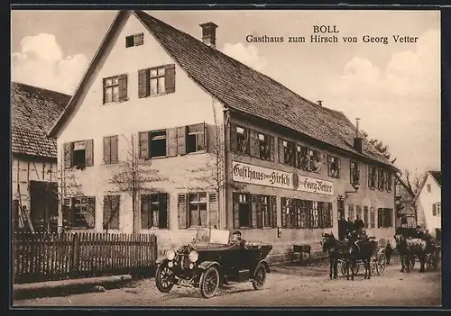 AK Boll, Gasthaus Zum Hirsch von Georg Vetter