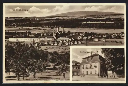 AK Weissenau, Gasthof zum Stern, Teilansicht