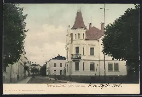 AK Weissenhorn, Villa an der Bahnhofstrasse