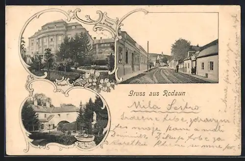 AK Wien, Rodaun, Pensionat de St. Chrétienne, Parkpartie