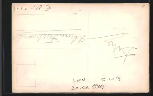 AK Wien, Grundsteinlegung zum technischen Museum, 20.06.1909