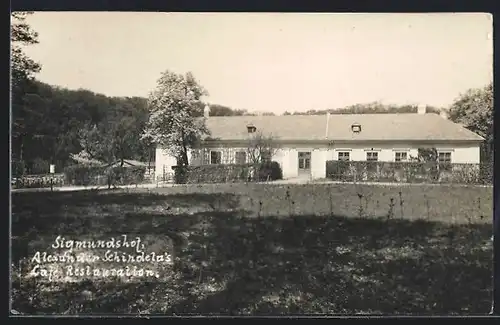 AK Wien, Gasthaus Siegmundshof, Alexander Schindelar