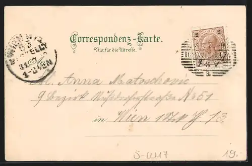 Lithographie Wien-Dornbach, Heuriger zur Himmelmutter, Cafe-Restaurant Sängerwarte