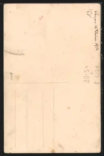 AK Wien, Kaisermühlen, Februaraufstand 1934, Goethe Hof mit Granateinschlägen