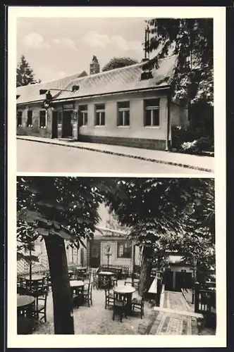 AK Wien, Gasthof Weinhaus Josef Trost, Dornbacherstrasse 75
