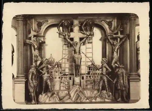 Fotografie unbekannter Fotograf, Ansicht Goslar / Harz, alte Goslarer Kunstuhr