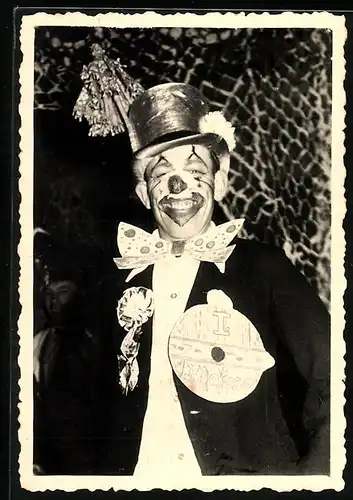 Fotografie Fasching - Karneval, Clown im Kostüm