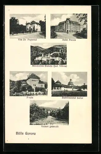 AK Baile Govora, Hotel Palace, Posta, Vila Dr. Popovici