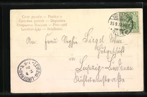 AK Mulhouse, Place du Nouveau Quartier, Strassenbahn