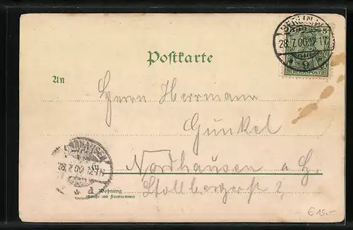 Lithographie Erstürmung eines Motorwagens der Elektr. Strassenbahn