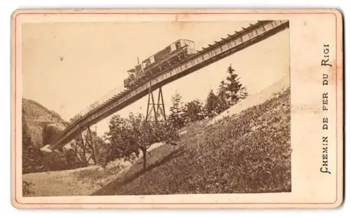 Fotografie unbekannter Fotograf, Ansicht Rigi, Chemin de fer du Rigi, Rigibahn