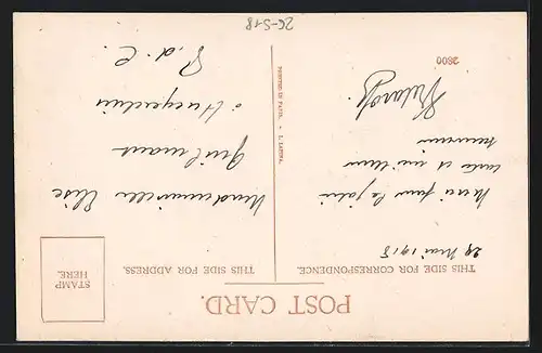 Künstler-AK Right: Liebespaar auf dem Sofa