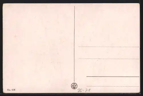 Künstler-AK Chicky Spark: Mädchen blickt auffordernd zu einem Jungen