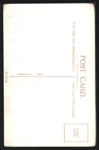 Künstler-AK Right: Knock before you come in, nacktes Mädchen hinterm Vorhang