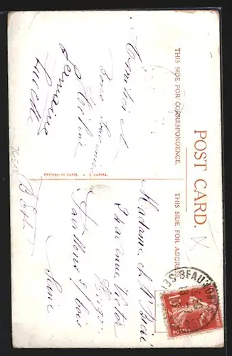 Künstler-AK Right: Mädchen baut eine Sandburg im Strand