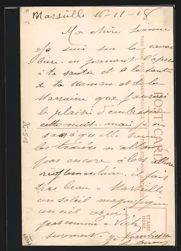 Künstler-AK Right: For the New-Year, let`s have a nice one