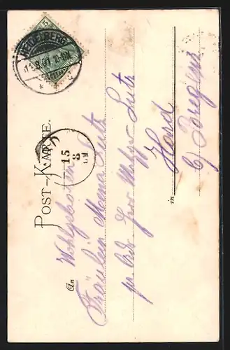 AK Heidelberg, Das Scheffel-Denkmal