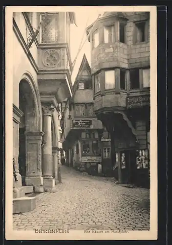 AK Berncastel-Cues, Frisörsalon am Marktplatz
