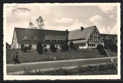 AK Hohenstein, Reichsehrenmal, Gasthaus der neue Tannenbergkrug, Inh. F. Gotthard