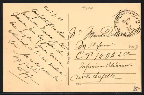 AK Osterfeld i. W., Ortspartie am Marktplatz