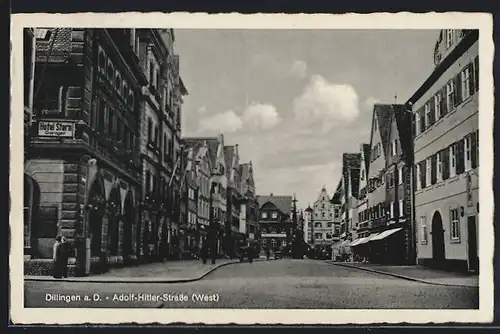AK Dillingen a. D., Strasse, West