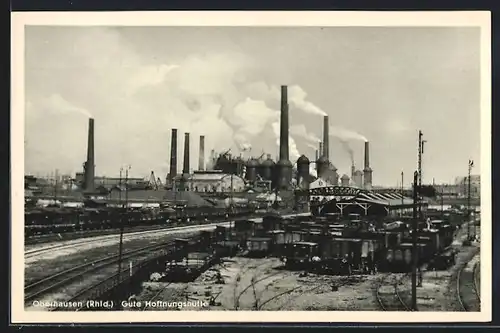 AK Oberhausen /Rhld., Fabrik Gute Hoffnungshütte