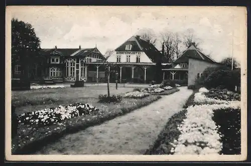 AK Krautsand, Blick auf Buhrfeind`s Hotel