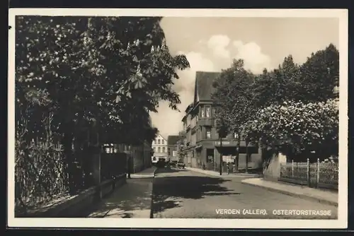 AK Verden /Aller, Blick in die Ostertorstrasse