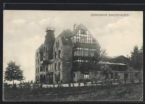 AK Schledehausen, Blick auf das Sanatorium