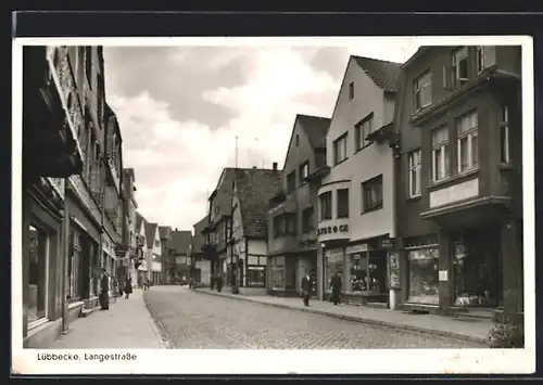 AK Lübbecke, Partie in der Langestrasse