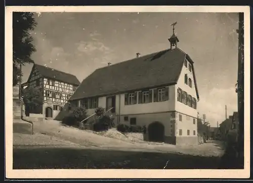 AK Schnaith b. Stuttgart, Silchers Geburtshaus, Volksliederdichter