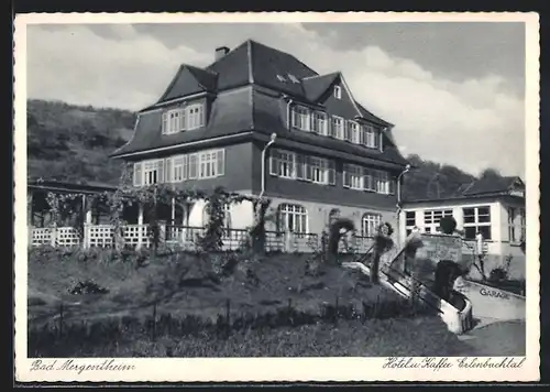 AK Bad Mergentheim, Hotel & Café Erlenbachtal
