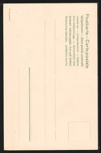 Lithographie Koblenz, Die Gablenzer vor der Ehrenburg