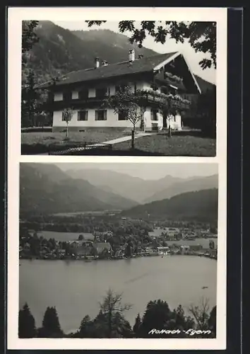 AK Rottach, Hotel-Ferienhaus Strohschneider, Sonnenmoosstrasse