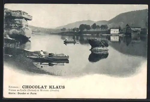 AK Reklame für Chocolat Klaus