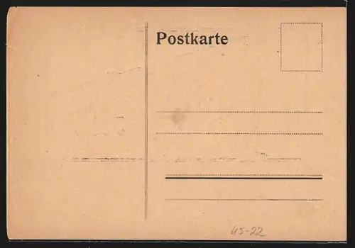 Künstler-AK Mann beim Speerwurf