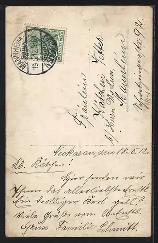 Foto-AK Kleiner Junge auf dem Dreirad