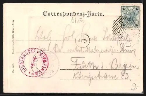 AK Wien, Rohrerhütte im Wienerwald