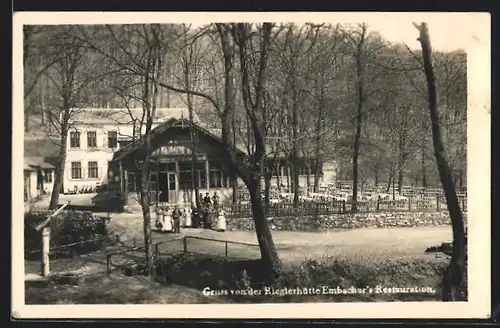 AK Wien, Rieglerhütte, Embachers Restauration