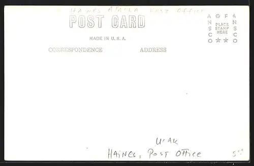 Foto-AK Haines, AK, Post Office