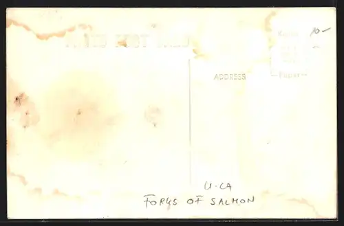 Foto-AK Forks of Salmon, CA, U. S. Post Office
