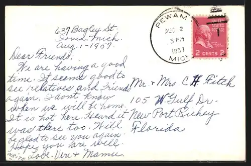 Foto-AK Ionia, MI, Post Office