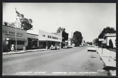 Foto-AK Marine City, MI, Street Scene