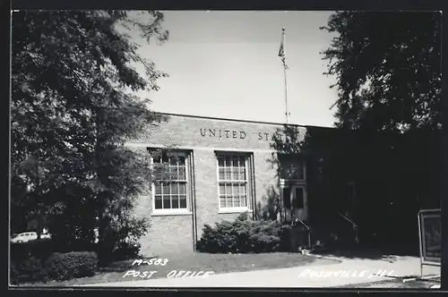 Foto-AK Rushville, IL, Post Office
